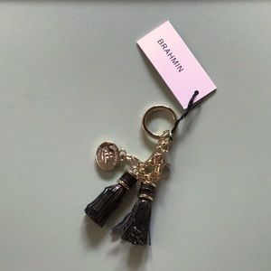 NWT BRAHMIN double tassel key ring
